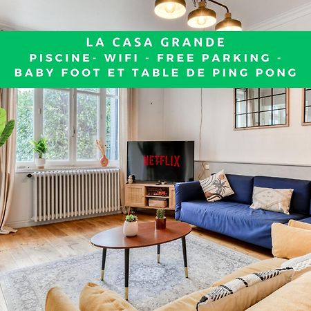 La Casa Grande - Piscine - Wifi - Parking Villa Carcassonne Dış mekan fotoğraf
